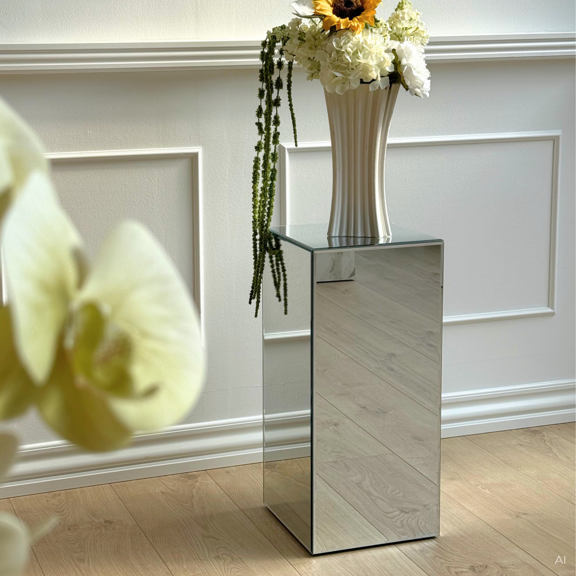 Spiegelpodest H65 Transparent